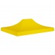 Proginės palapinės stogas, geltonos spalvos, 4x3m, 270 g/m²