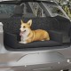 Šuns gultas automobilio bagažinei, juodas, 70x45cm