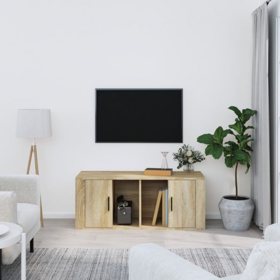 Televizoriaus spintelė, ąžuolo, 100x35x40cm, apdirbta mediena