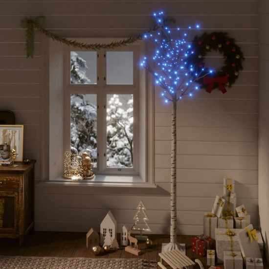 Kalėdinis medis, 2,2m, su 200 mėlynų LED lempučių