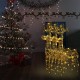 Kalėdų dekoracijos elniai, 3vnt., 60x16x100cm, akrilas