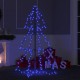 Kalėdų eglutė, 78x120cm, kūgio formos, 160 LED lempučių