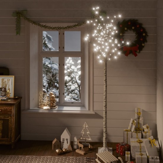 Kalėdinis medis, 2,2m, su 200 šaltų baltų LED lempučių