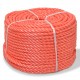 Susukta virvė, oranžinė, 250m, polipropilenas, 16mm