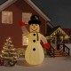 Pripučiama kalėdinė dekoracija sniego senis su LED, 455cm