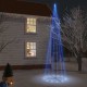 Kalėdų eglutė, 230x800cm, kūgio formos, 1134 mėlynos LED