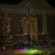 Kalėdų eglutė, 120x220cm, kūgio formos, 300 LED lempučių