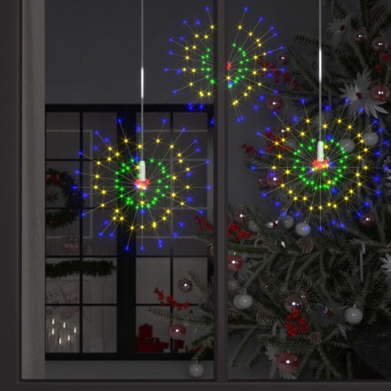 Kalėdinis lauko šviestuvas fejerverkas, įvairių spalvų, 20cm