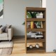 Spintelė knygoms/kambario pertvara, ruda, 60x30x135cm, mediena