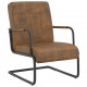 Gembinė kėdė, rudos spalvos, audinys