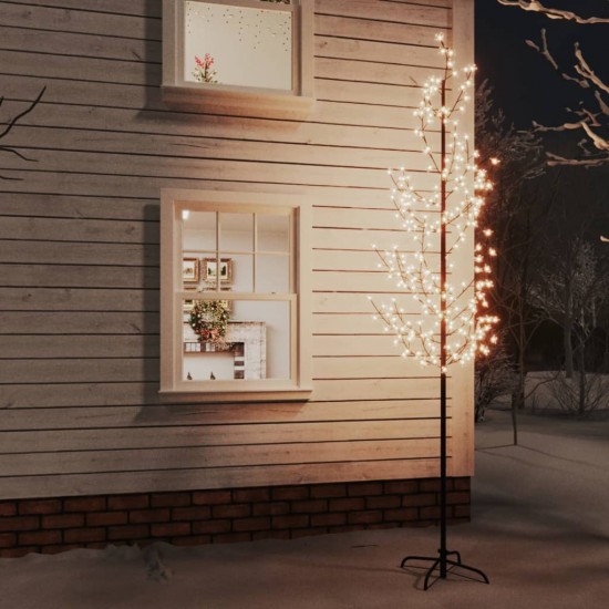 LED medis su vyšnių žiedais, 300cm, 368 šiltos baltos LED