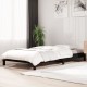 Sudedama lova, juoda, 90x190cm, pušies medienos masyvas