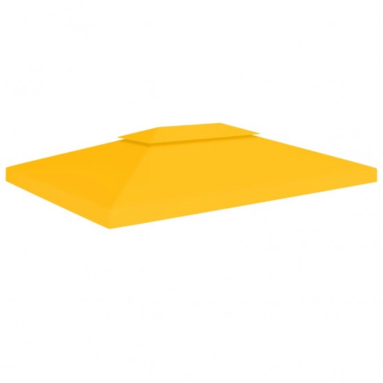 Pavėsinės uždangalas, 2 pakopų, geltonas, 4x3m, 310 g/m²