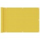 Balkono pertvara, geltonos spalvos, 90x400cm, HDPE
