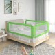Apsauginis turėklas vaiko lovai, žalias, 140x25cm, audinys