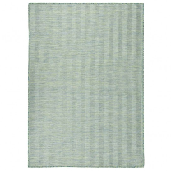 Lauko kilimėlis, turkio spalvos, 200x280cm, plokščio pynimo