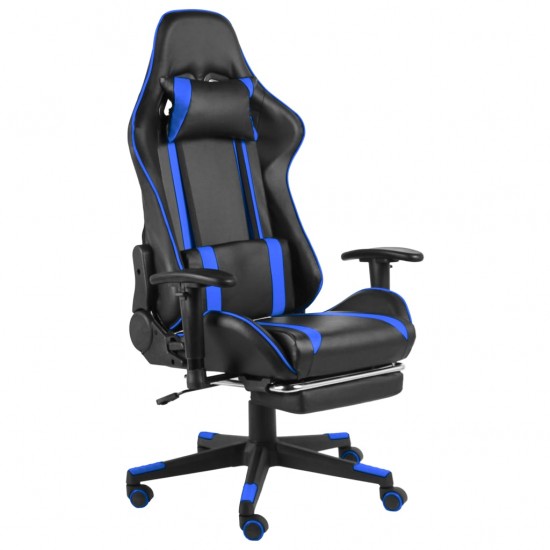 Pasukama žaidimų kėdė su pakoja, mėlynos spalvos, PVC
