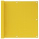 Balkono pertvara, geltonos spalvos, 90x600cm, HDPE