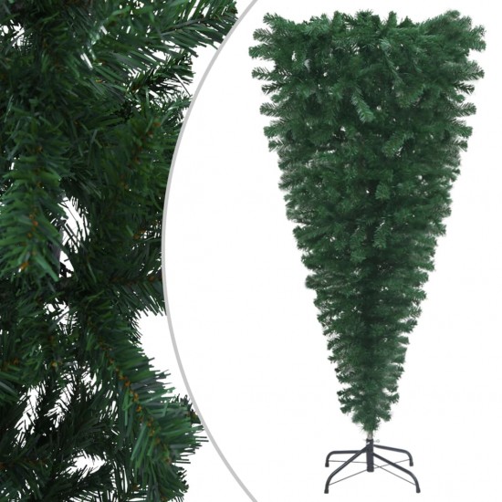 Apversta dirbtinė Kalėdų eglutė su stovu, žalia, 180cm