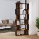 Spintelė knygoms/pertvara, dūminio ąžuolo, 80x24x192cm, mediena
