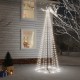 Kalėdų eglutė, 100x300cm, kūgio formos, 310 šaltų baltų LED
