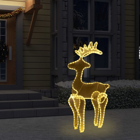 Kalėdų dekoracija elnias, 60x24x89cm, 306 LED lemputės