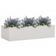 Biuro dėžė gėlėms, šviesiai pilkos spalvos, 90x40x23cm, plienas