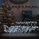 Kalėdų dekoracija elniai ir rogės, sidabrinės spalvos, 140 LED