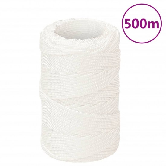 Valties virvė, visiškai balta, 2mm, 500m, polipropilenas