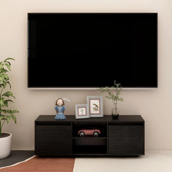 Televizoriaus spintelė, 110x30x40cm, pušies medienos masyvas