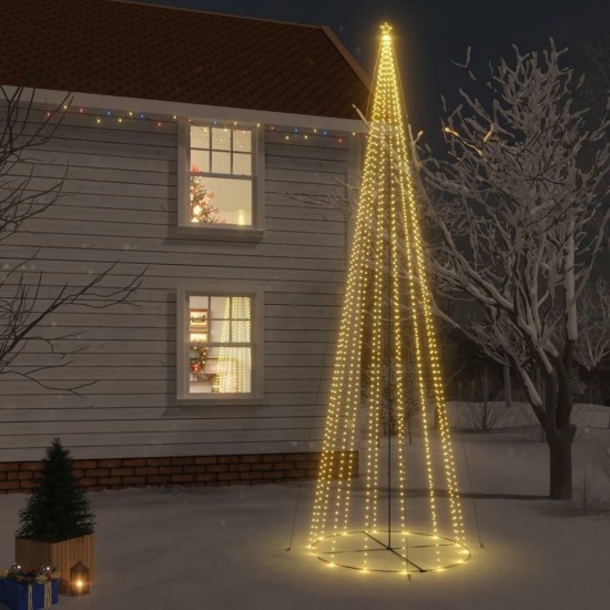 Kalėdų eglutė, 230x800cm, kūgio formos, 1134 šiltos baltos LED