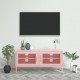 Televizoriaus spintelė, rožinė, 105x35x50cm, plienas
