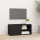 Televizoriaus spintelė, juoda, 80x31,5x36cm, apdirbta mediena