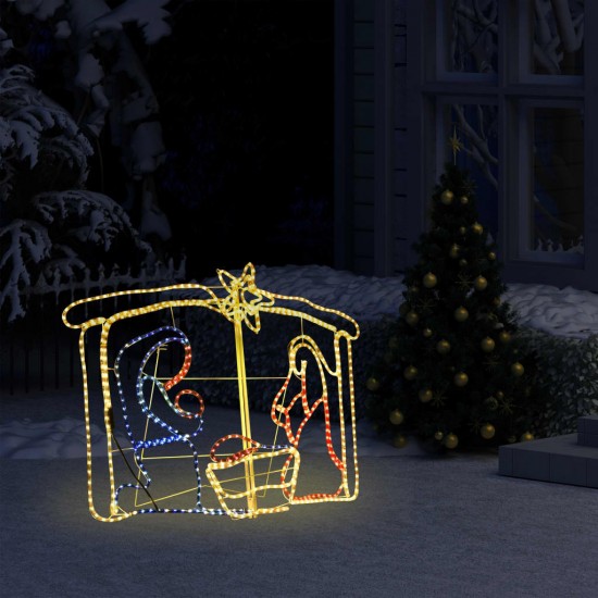 Kalėdų dekoracija Kristaus gimimas, 116x41x87cm, 240 LED