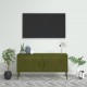 Televizoriaus spintelė, alyvuogių žalia, 105x35x50cm, plienas