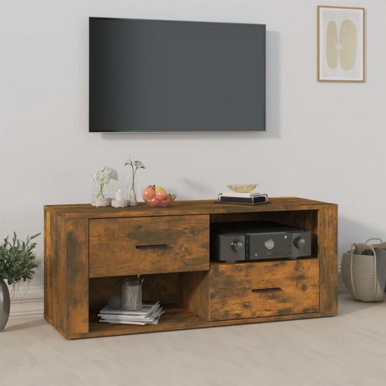 Televizoriaus spintelė, dūminio ąžuolo, 100x35x40cm, mediena
