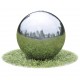 Baseino fontanas-sfera su LED, nerūd. plienas, 30 cm