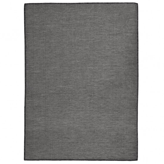 Lauko kilimėlis, pilkos spalvos, 200x280cm, plokščio pynimo
