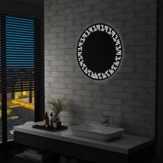 Vonios kambario veidrodis su LED, 70cm