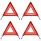 Įspėjamieji trikampiai, 4vnt., raudoni, 56,5x36,5x44,5cm
