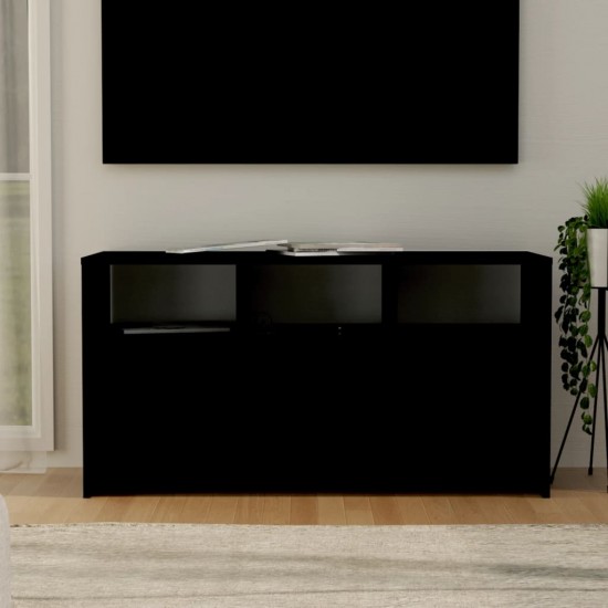 Televizoriaus spintelė, juodos spalvos, 102x37,5x52,5cm, MDP