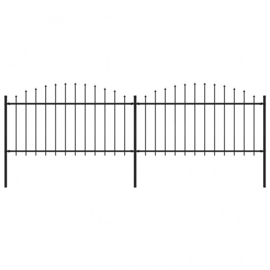 Sodo tvora su iečių viršug., juoda, (1,25-1,5)x3,4m, plienas