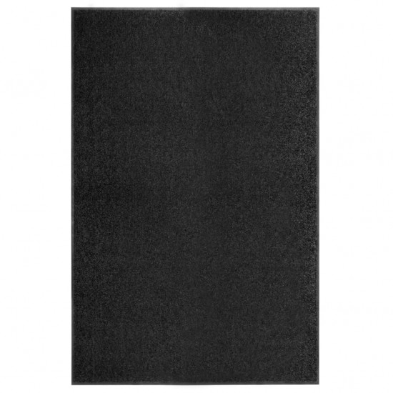 Durų kilimėlis, juodos spalvos, 120x180cm, plaunamas
