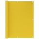 Balkono pertvara, geltonos spalvos, 120x600cm, HDPE