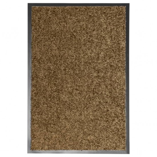 Durų kilimėlis, rudos spalvos, 40x60cm, plaunamas