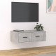 Pakabinama TV spintelė, betono pilka, 80x36x25cm, mediena