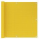 Balkono pertvara, geltonos spalvos, 90x500cm, HDPE