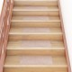 Lipnūs laiptų kilimėliai, 15vnt., šviesiai rudi, 60x25cm