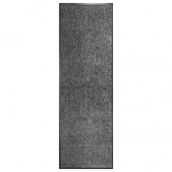 Durų kilimėlis, antracito spalvos, 60x180cm, plaunamas