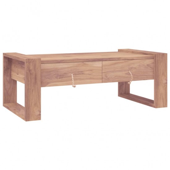 Kavos staliukas, 110x60x40cm, tikmedžio medienos masyvas